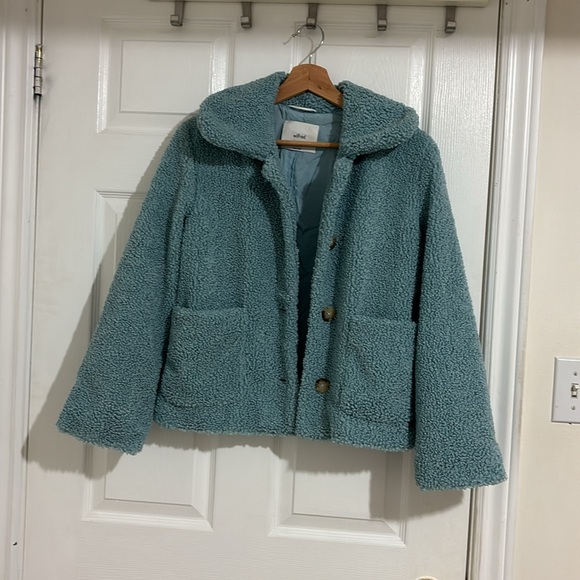 Wilfred Women's Cozy Baby/Sky Blue Jacket - Size US XS - Picture 8 of 8